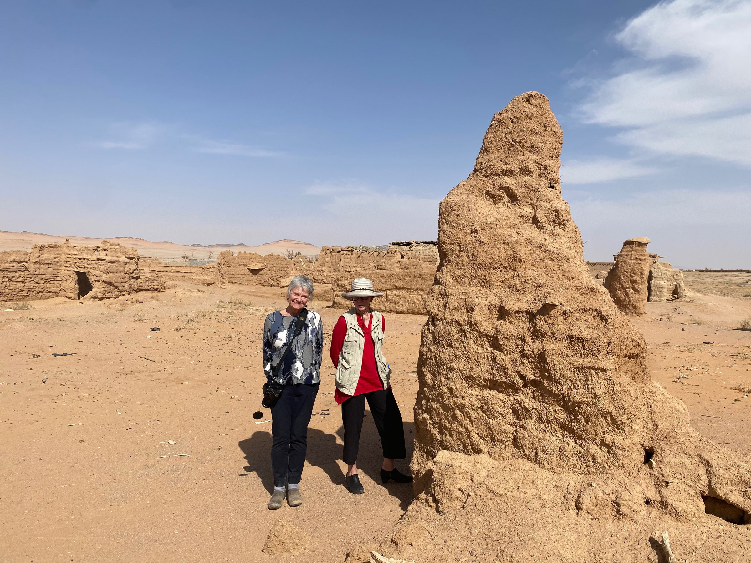 Nancy & Karen exploring Ruins | Photo