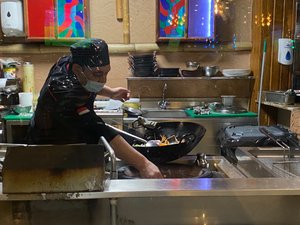 Chef at our Malaysian Restaurant