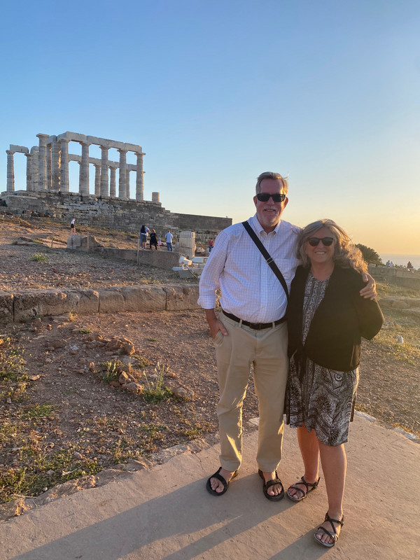Before sunset at the Temple of Poseidon