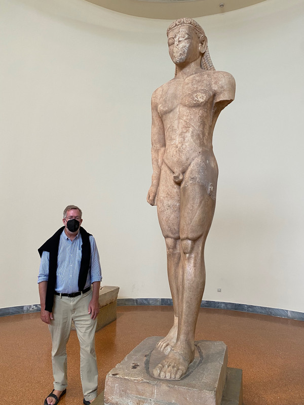 Large statue in the Archeological Museum