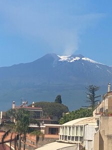 Mt. Etna on a clear day