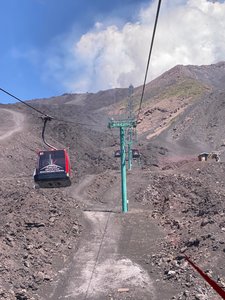 Part of the trip up to Mt. Etna