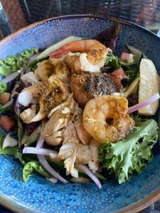 Shrimp, Scallop & Haddock Salad