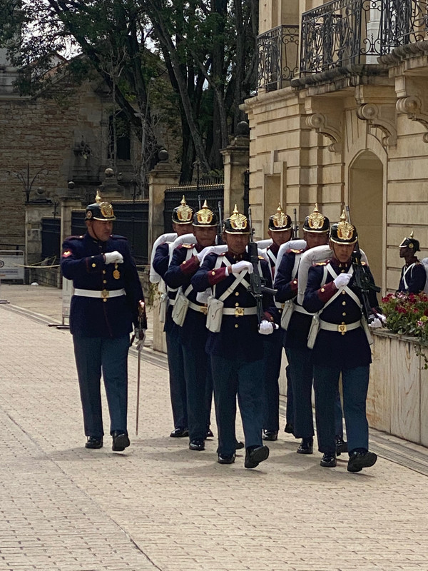 Changing Guards at Presidential Residence