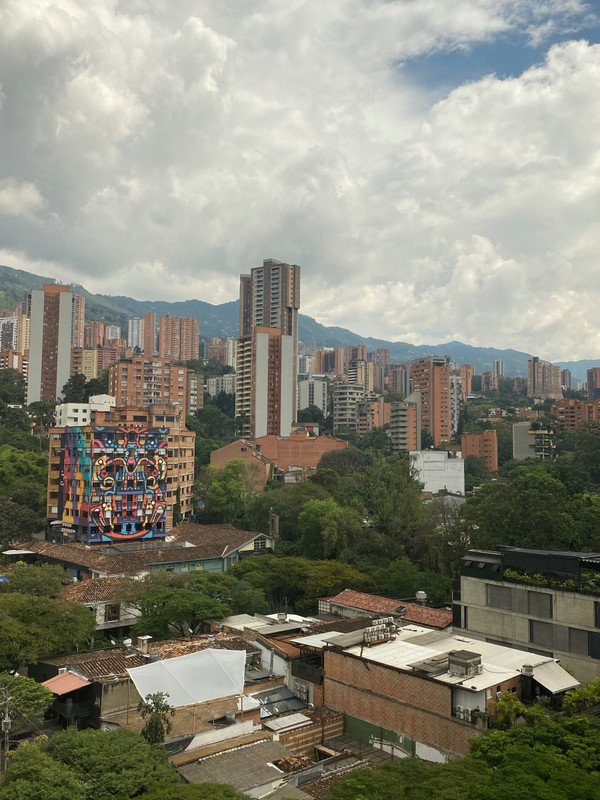 Medellín view from our hotel