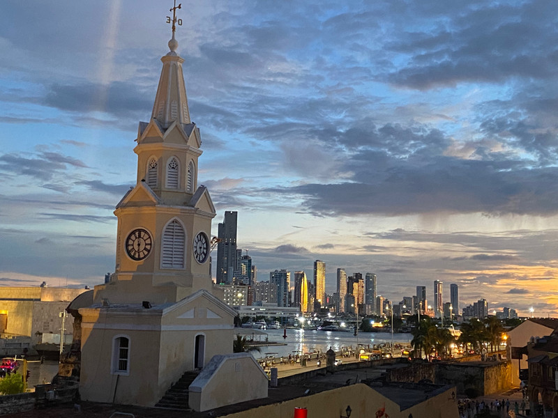 Sunsetting on Cartagena