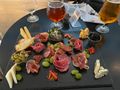 Charcuterie at the winery