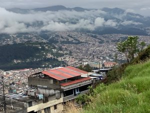 Quito in the distance