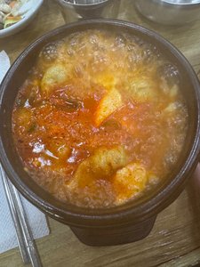 Spicy tofu soup