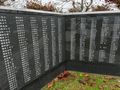 Names of those who gave the ultimate sacrifice