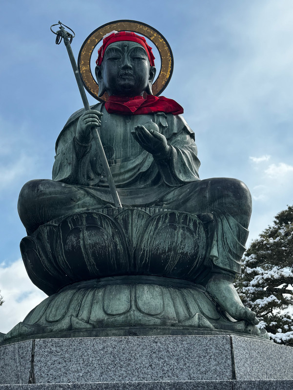 Statue on the temple grounds