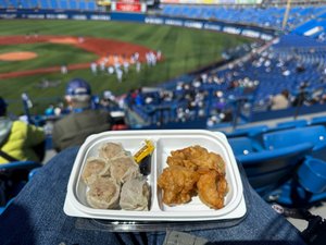 Dumplings at the ballpark