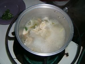 MakingTom Yum Soup