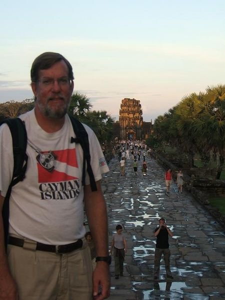 Dave at Angkor Wat