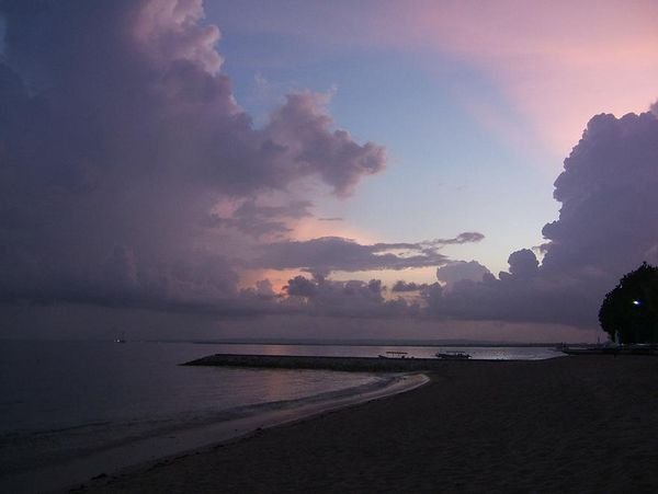 Sunset at Sanur Beach