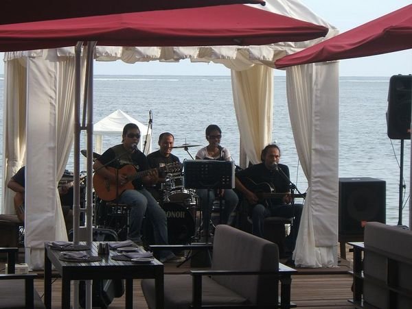 Band at the hotel