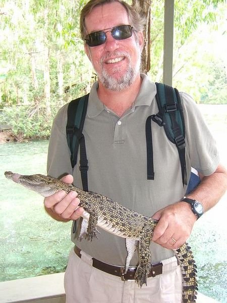 Dave and a Crocodile