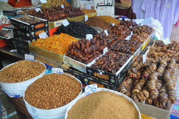 Figs, nuts, dates, apricots