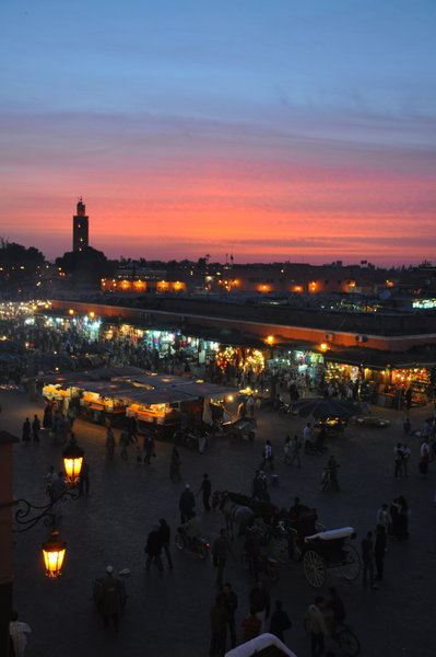 Marrakesh sunset