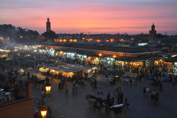 Sunsetting Marrakesh
