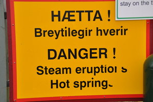 Caution Hot Springs