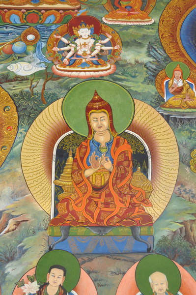 Hand painted Buddha