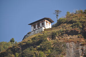 Temples perched on mountaintops