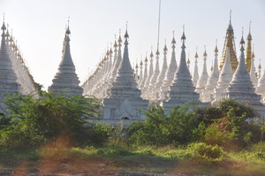 Rows of pagodas