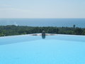 Check out the view behind the pool