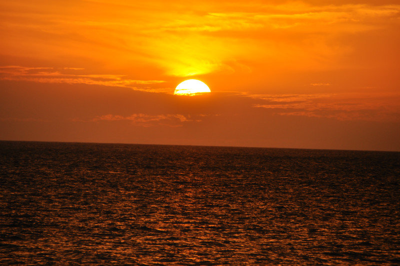Sunset near Trinidad