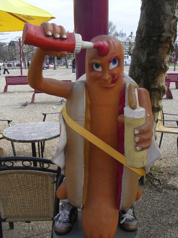 Your basic 5 foot tall hot dog