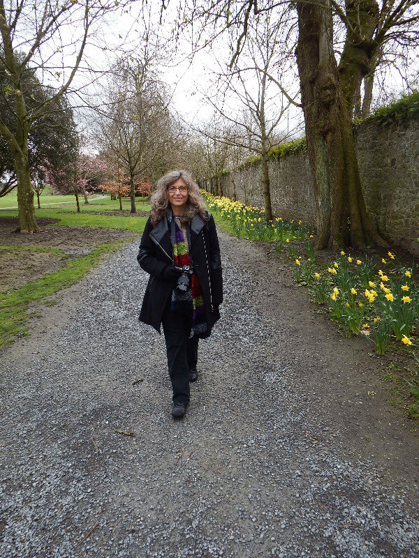 MJ strolling at the Kilkenny Castle