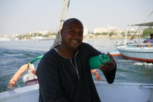 Our Nubian Felucca driver