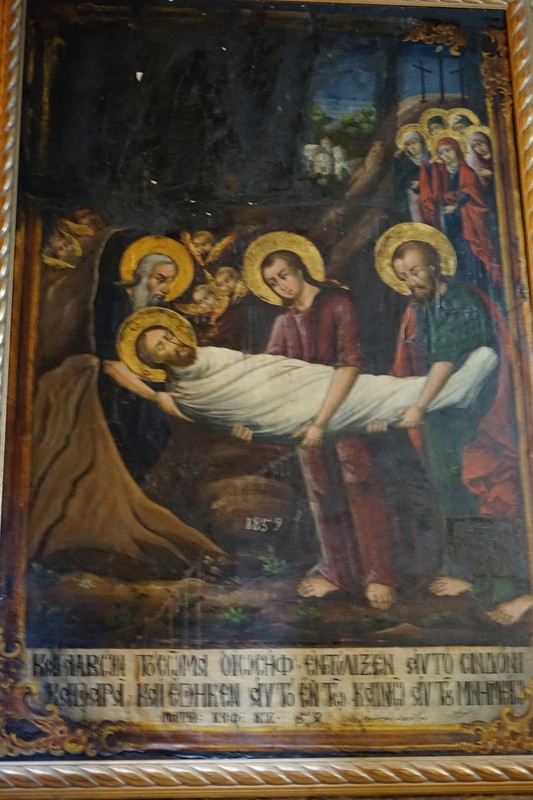 Depiction of Jesus after His death