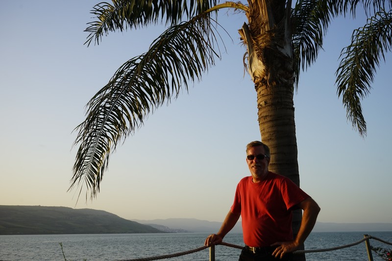 Enjoying Sea of Galilee