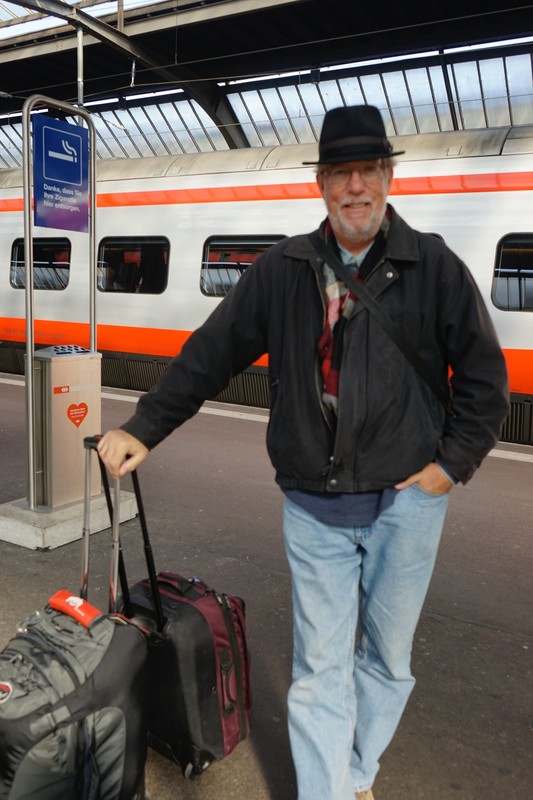 Dave poised for train travel