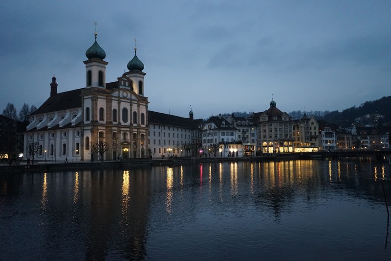 Lucerne at night