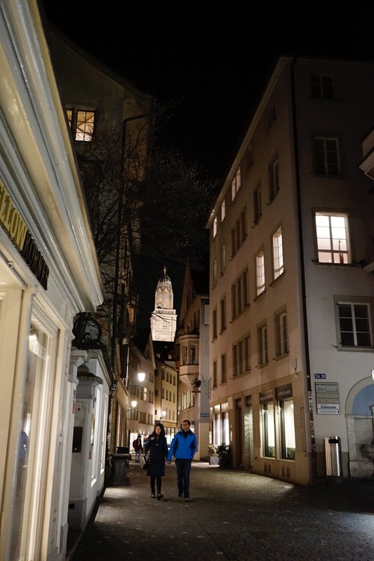Side streets in Zurich