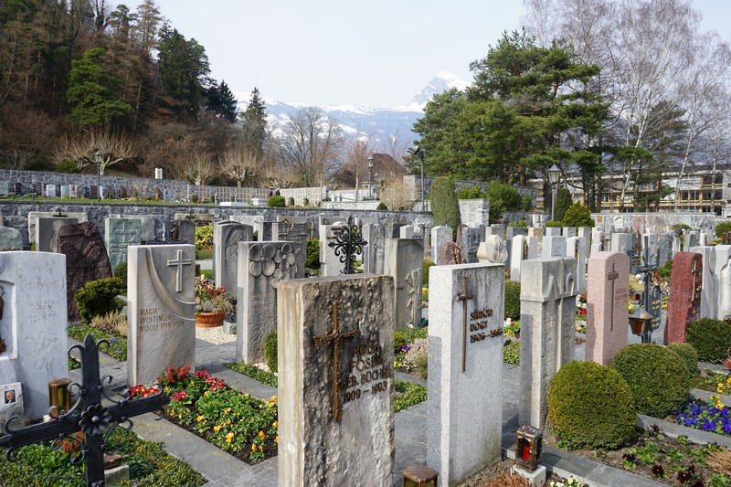 Beautiful graveyard