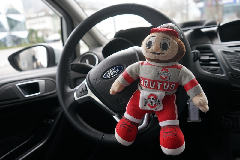 Oh no, Brutus wants to drive!