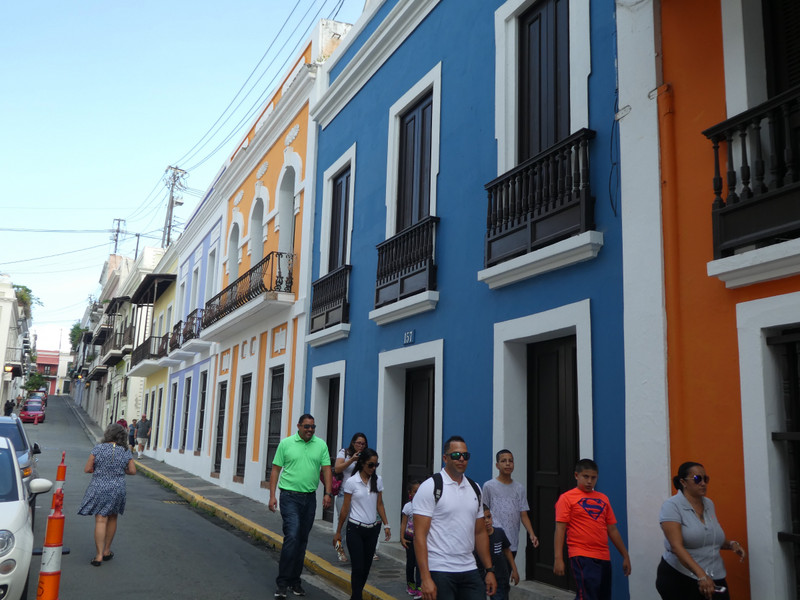 Colorful streets of San Juan