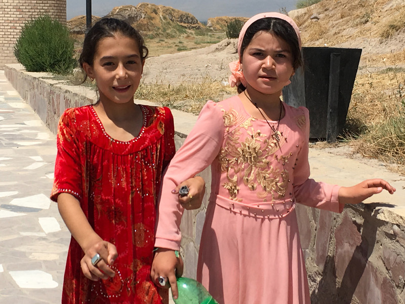Young ladies in Tajikistan
