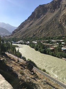 Panj River through Khorog