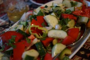 Typical Armenia salad