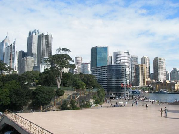 Sydney skyline from the Opera House