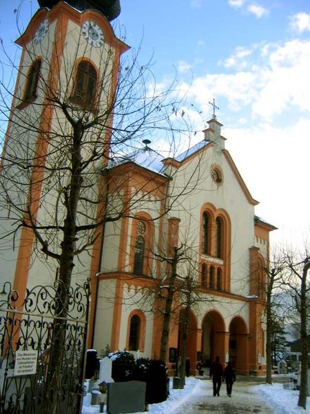 Austrian style church-clear sky, crisp air