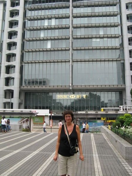 Me outside HSBC Headquarters