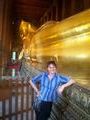 Me Reclining in Front of that Massive Reclining Buddha