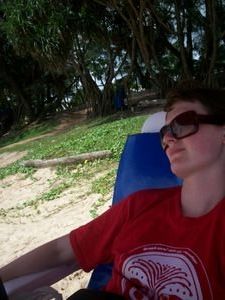 Me Lounging on a Deckchair