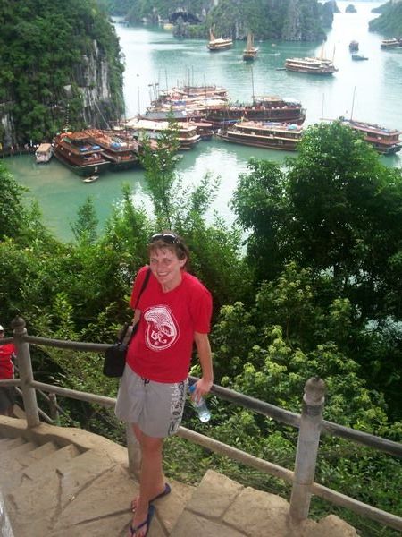 Me in front of Halong Bay